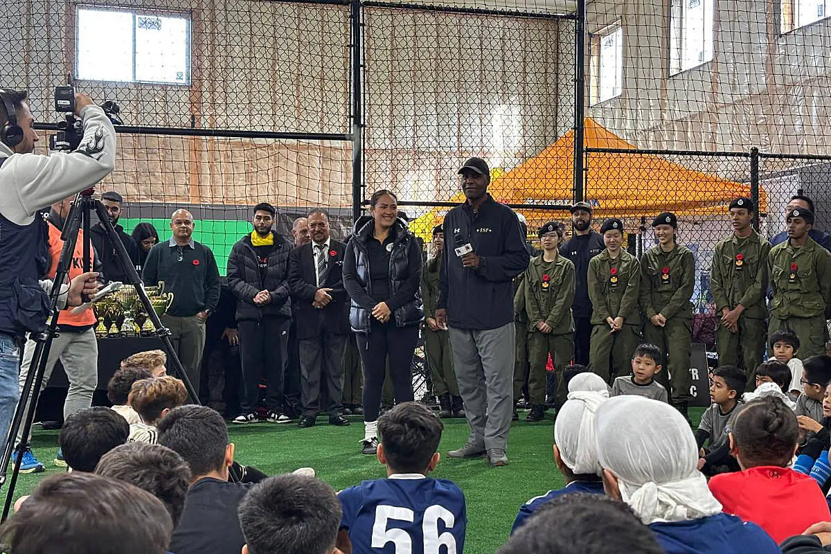 Dehara at youth tournament with BC cadets