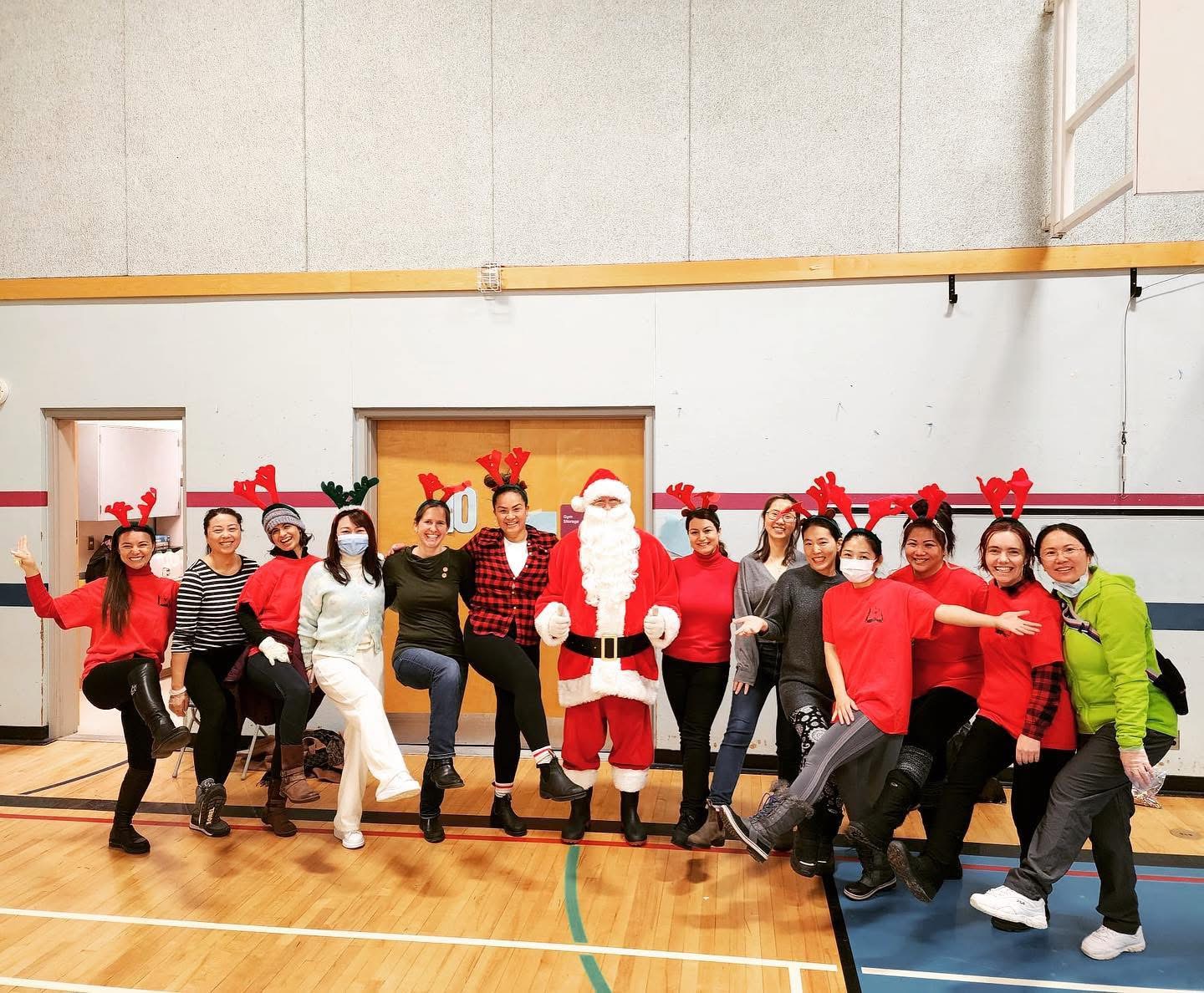 Dehara with PAC community Christmas event Pinetree Way
